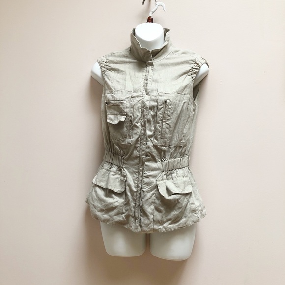 ESTHIS LINEN VEST - Picture 3 of 14